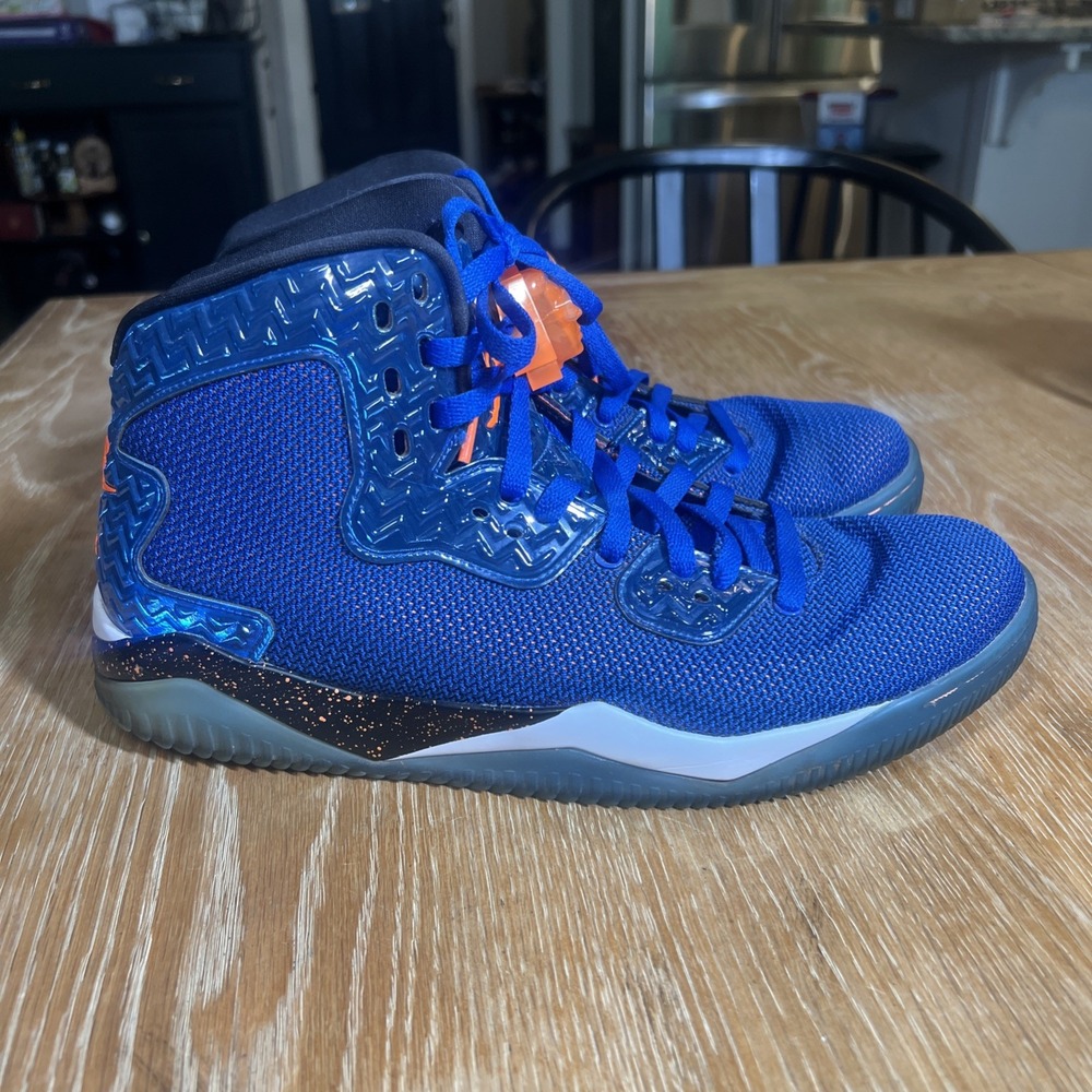 Nike Air Jordan Spike Forty 40 Royal PE Knicks Blue Orange 807541-405 Mens 10.5